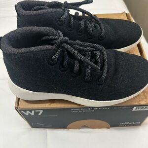 Allbirds Women's Wool Runner-Up Mizzle - Black and Cream